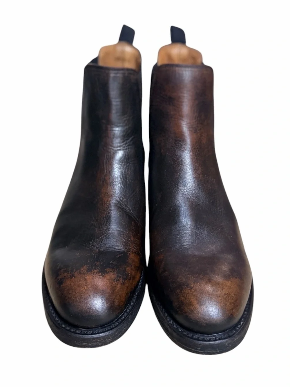 Frye Men's Brown Bowery Leather Boots 8.5